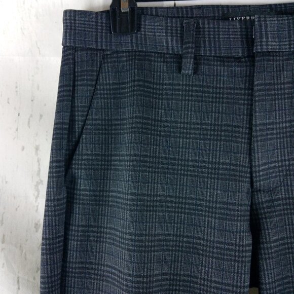 Liverpool Los Angeles Womens Size S Charcoal Plaid/Check 2pc Suit 32x32 FF - Picture 14 of 16